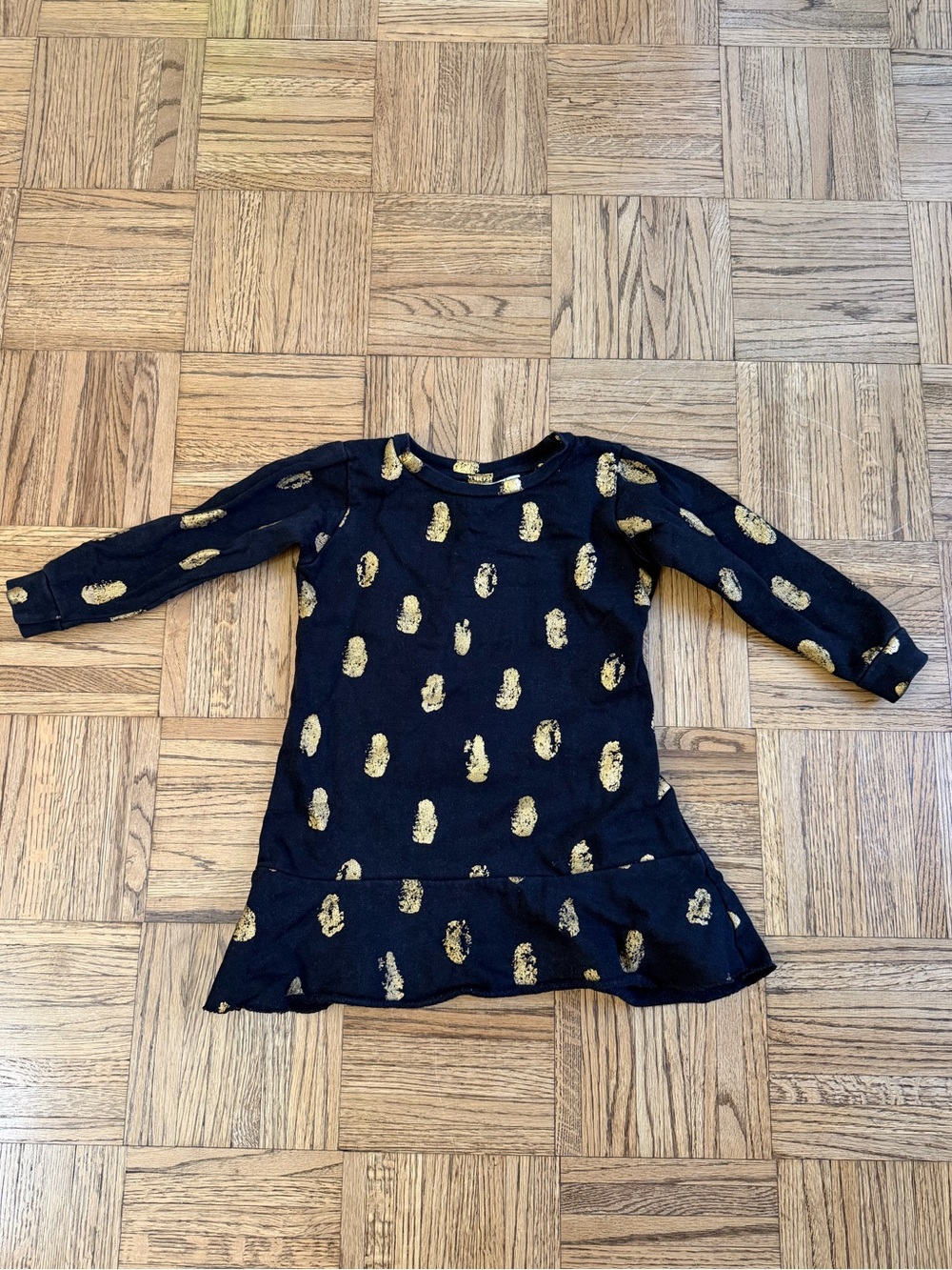 Soft Gallery Dress with Gold Spot Print